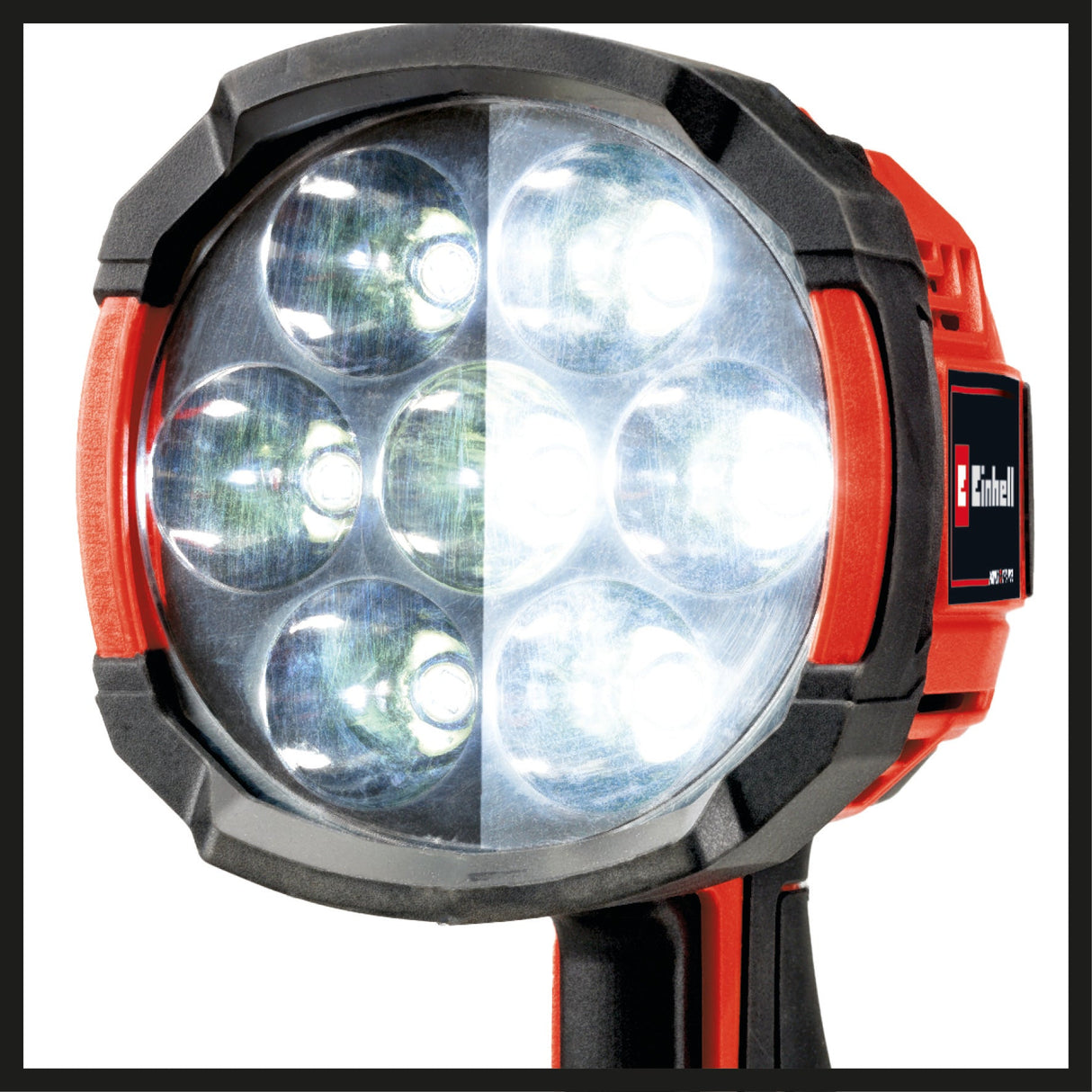 Lampa de lucru pe acumulator Einhell TE - CL 18/2500 LiAC - solo Power X - Change (li - ion, flux luminos de 2.500 lm de la 7 LED - uri, temperatura de culoare 6.500 K, filet pentru trepied, livrata fara acumulator sau incarcator Einhell - scule electrice si unelte profesionale - BricoMart