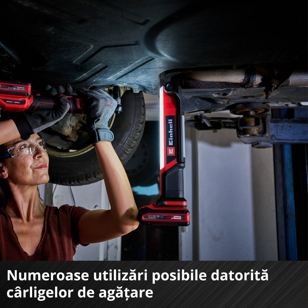 Lanterna fara fir Einhell TE - CL 18/1000 S Li - Solo BricoMart - scule electrice si unelte profesionale - BricoMart