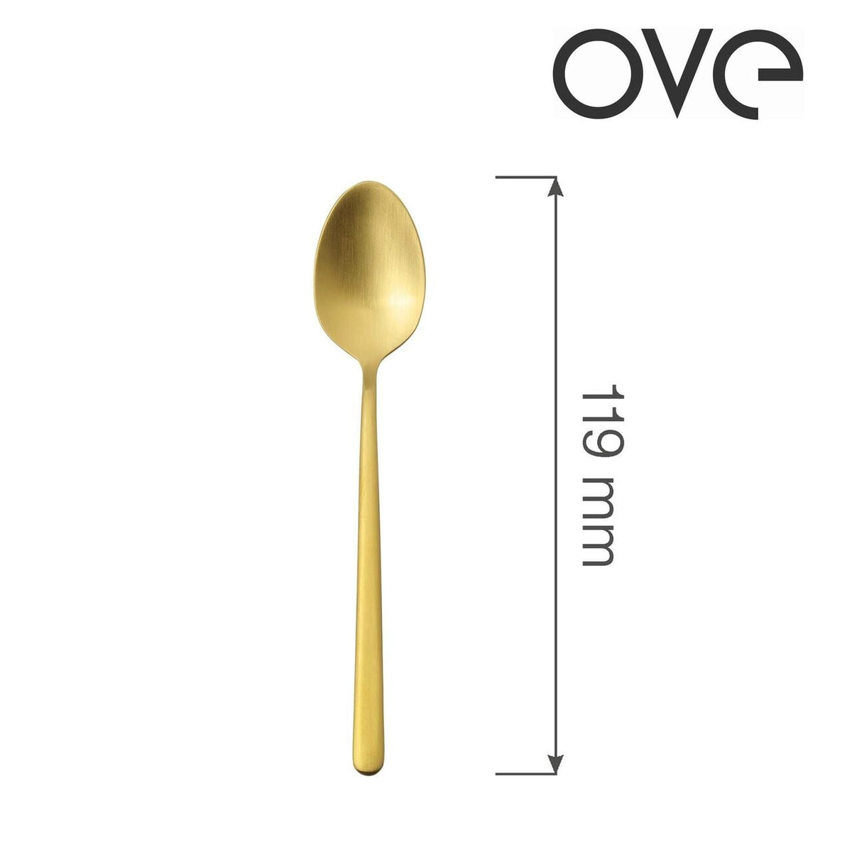 Lingură de cafea Amarone Gold, OVE, 119 mm