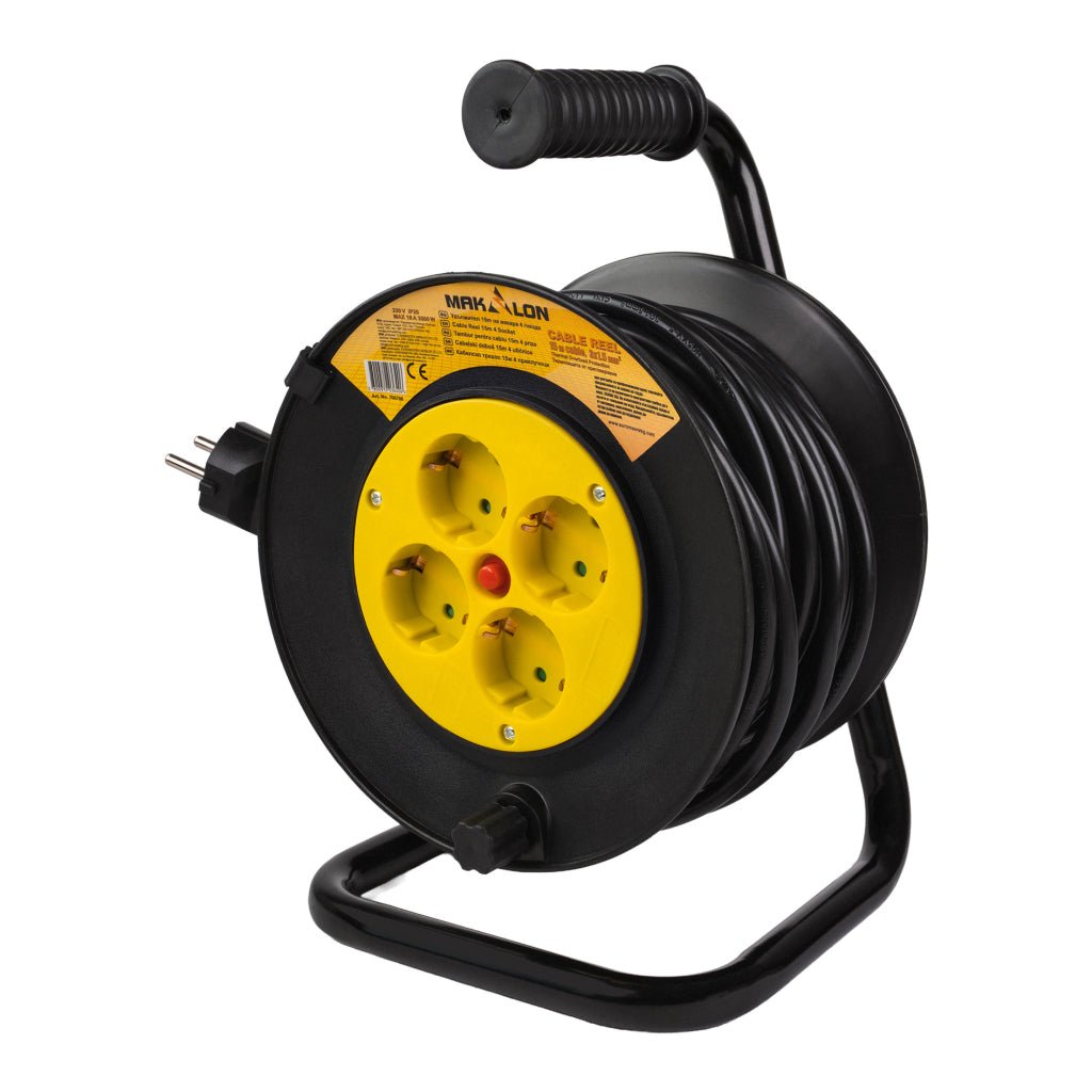 MAKALON Prelungitor cu tambur 15m MK Makalon - scule electrice si unelte profesionale - BricoMart