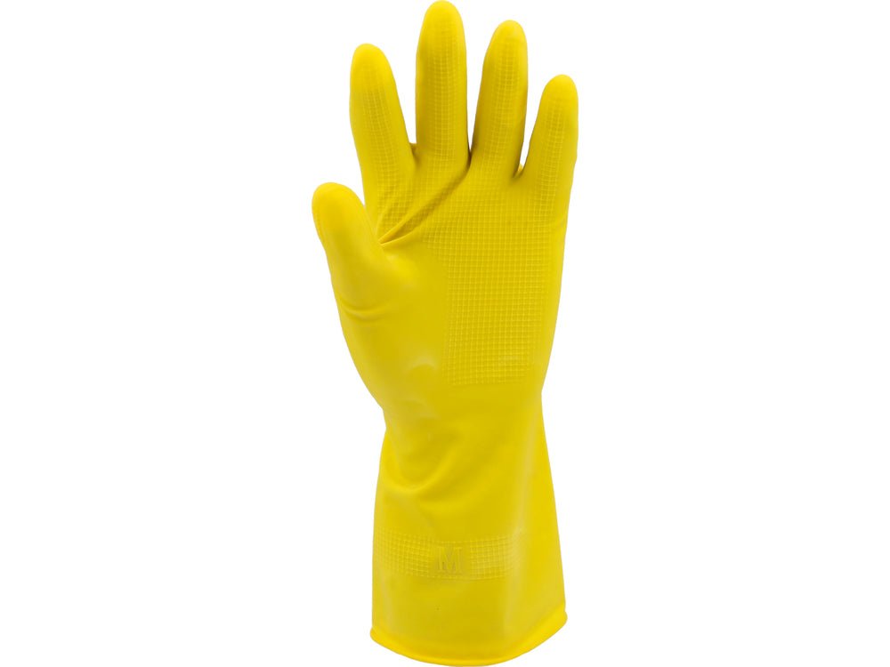MANUSI DIN LATEX, MARIMEA 7 (S) Flo 74070 - 0,38 mm, 30 cm, 2 cm Flo - scule electrice si unelte profesionale - BricoMart