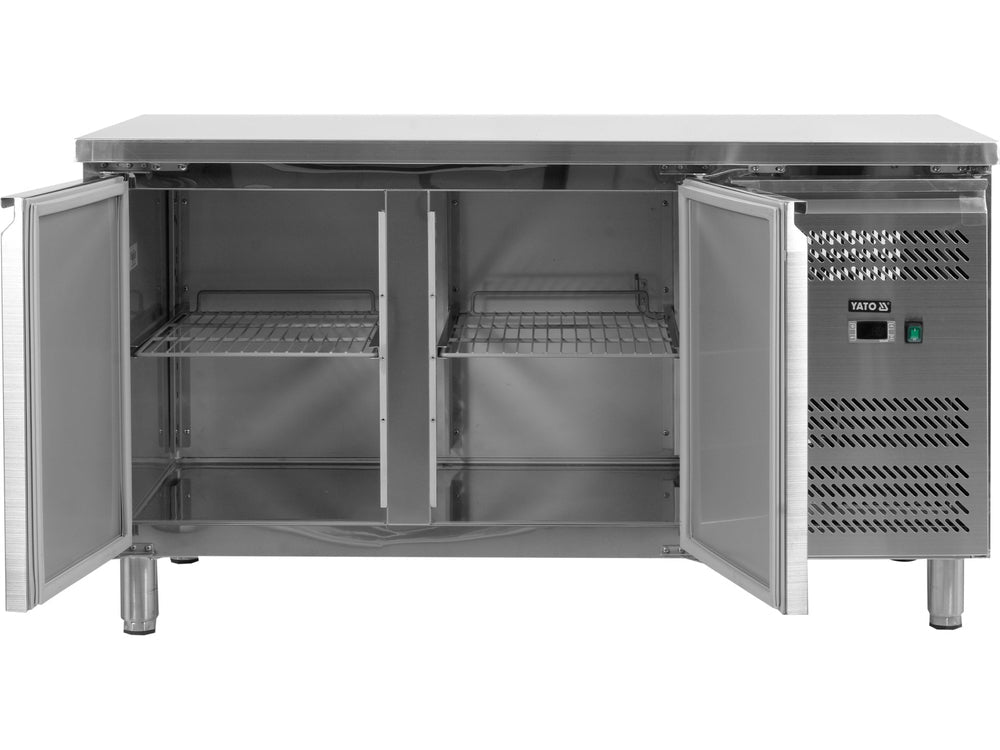 MASA RECE 228L, 13060X600X850MM, 2 USI Yato YG - 05253 - Lazi frigorifice, 600 x 1360 mm, 910 mm, 330 x 430 mm Yato - scule electrice si unelte profesionale - BricoMart