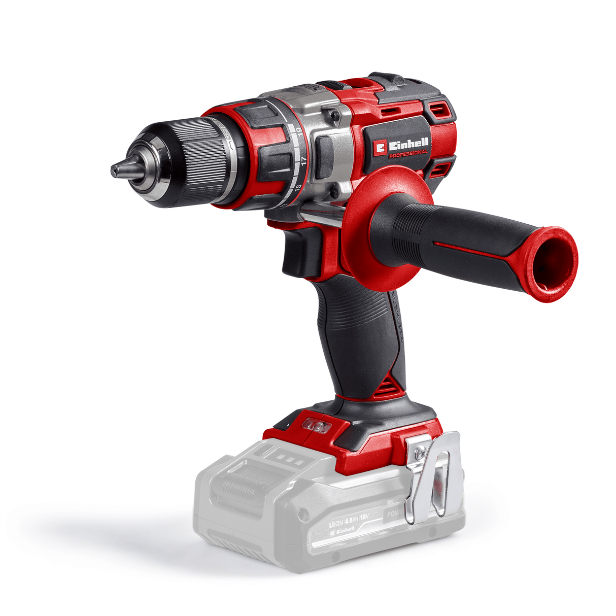 Masina de gaurit profesionala fara fir Einhell TP - CD 18/80 Li BL - Solo Power X - Change (18 V, motor fara perii, 80 Nm, mandrina 13 mm, 2 viteze, 19 trepte de cuplu, functie de gaurire, fara acumulator) Einhell - scule electrice si unelte profesionale - BricoMart