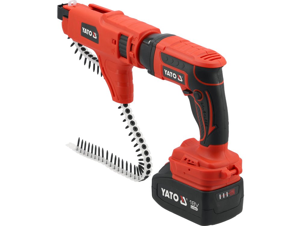 MASINA DE INSURUBAT PENTRU RIGIPS 18V, 1X4AH Yato YT - 82075 Yato - scule electrice si unelte profesionale - BricoMart