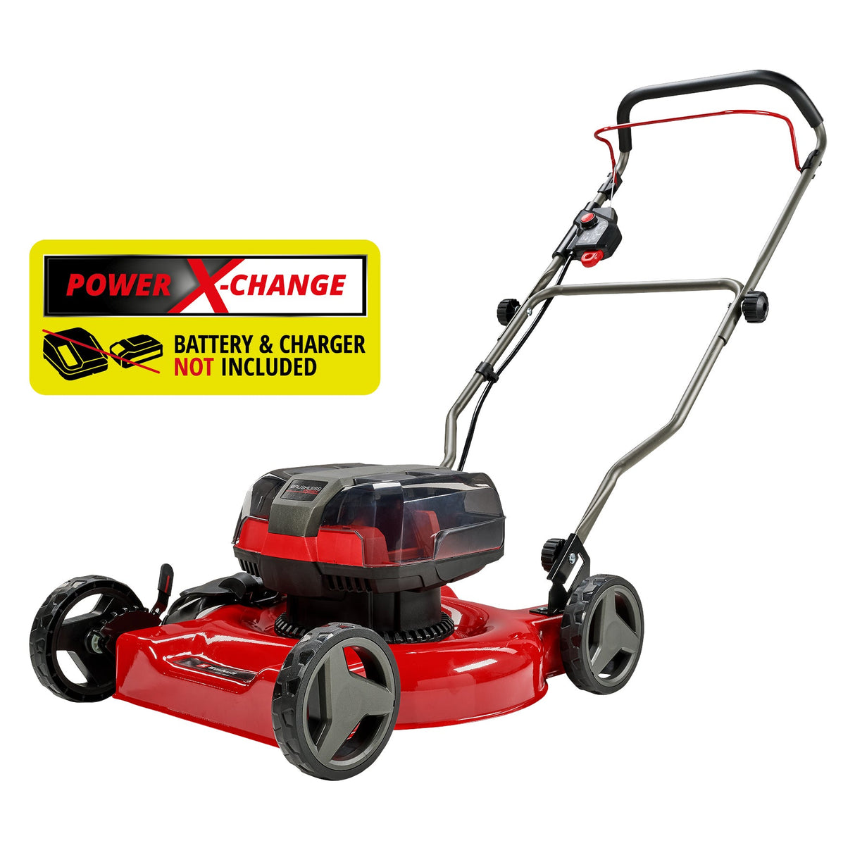 Masina de tuns iarba/gazon pe acumulator Einhell GE - CM 36/48 Li M - Solo Power X - Change (Li - Ion, 36 V, tehnologie dubla twin - pack, masina de tuns iarba cu mulcire, Highwheeler, motor fara perii, fara acumulator sau incarcator Einhell - scule electrice si unelte profesionale - BricoMart