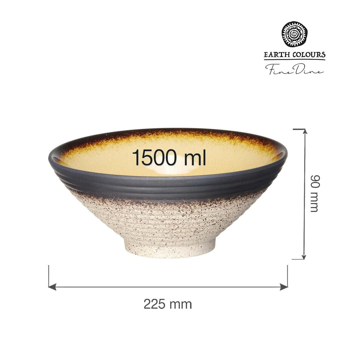 Bol conic Topaz, 225mm Fine DIne