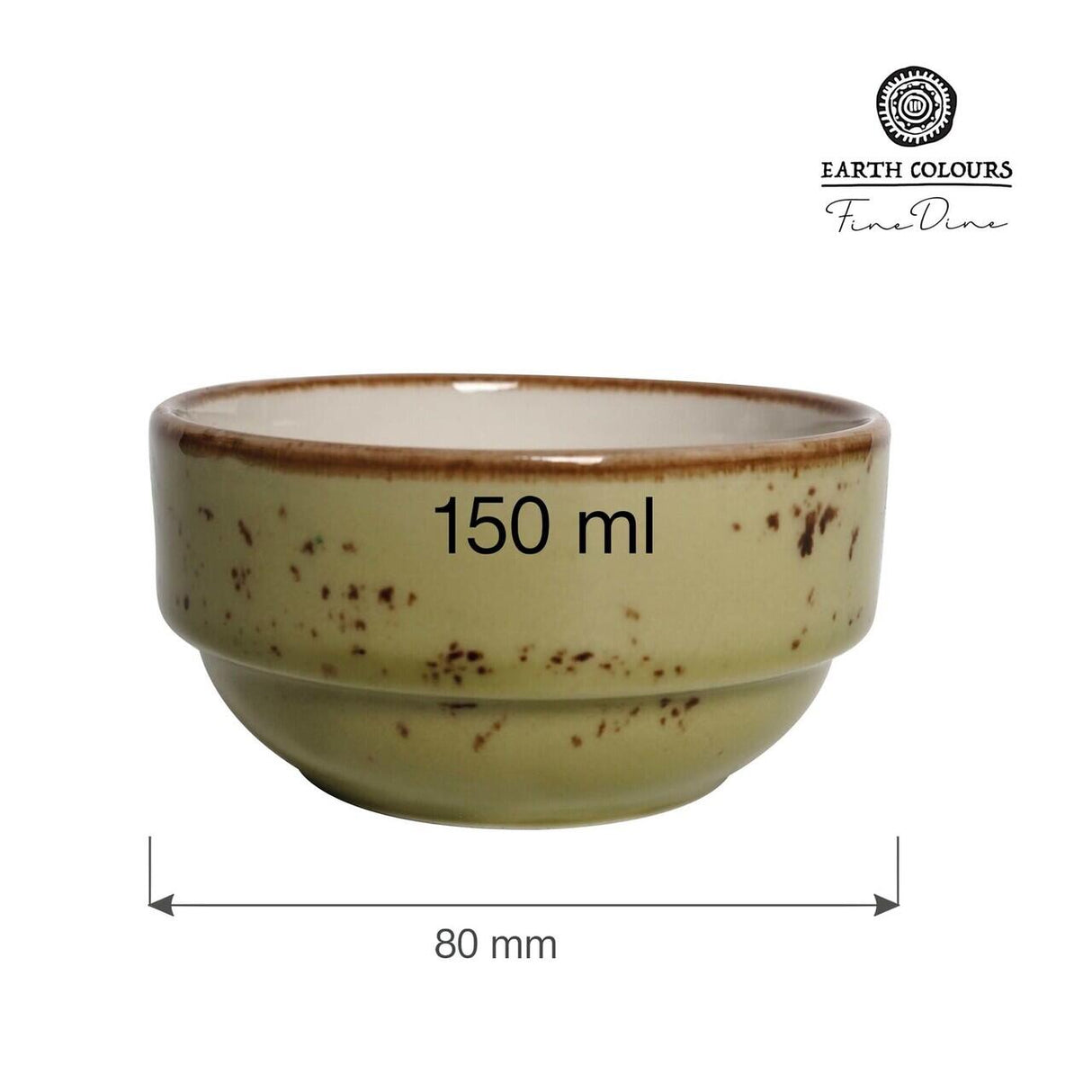 Bol stivuibil Olive 80 mm, 150 ml Fine Dine