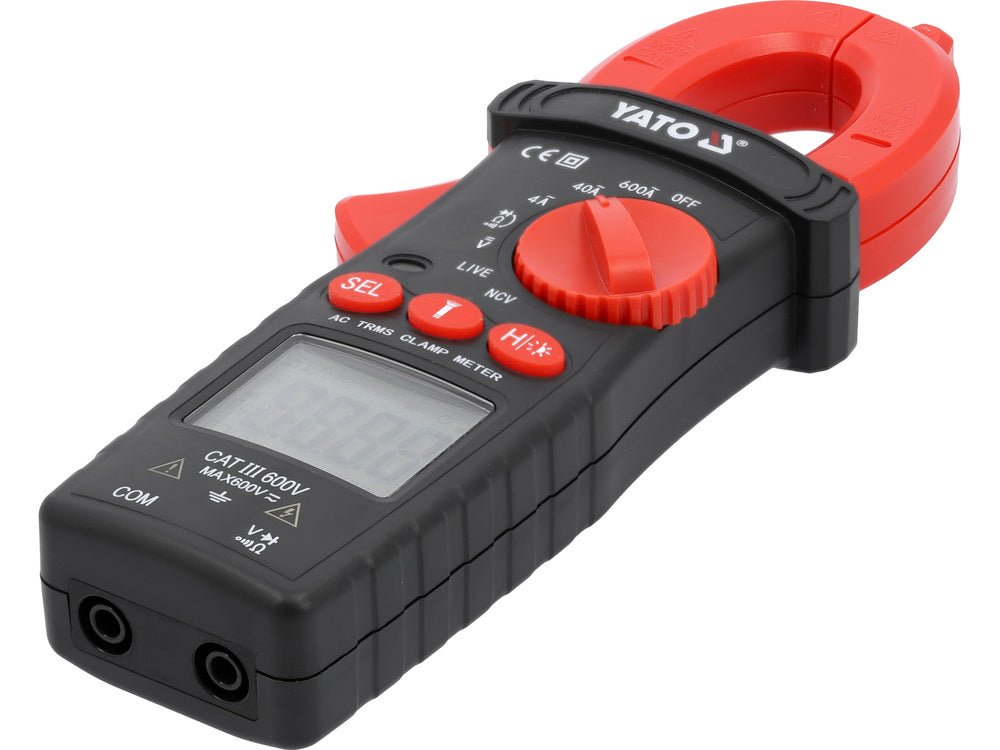 MULTIMETRO STIL CLEMA TRUE RMS YATO YT - 730935 , AC 600A , LCD , DC 0 - 600 V , AC 0 - 600 V YATO - scule electrice si unelte profesionale - BricoMart