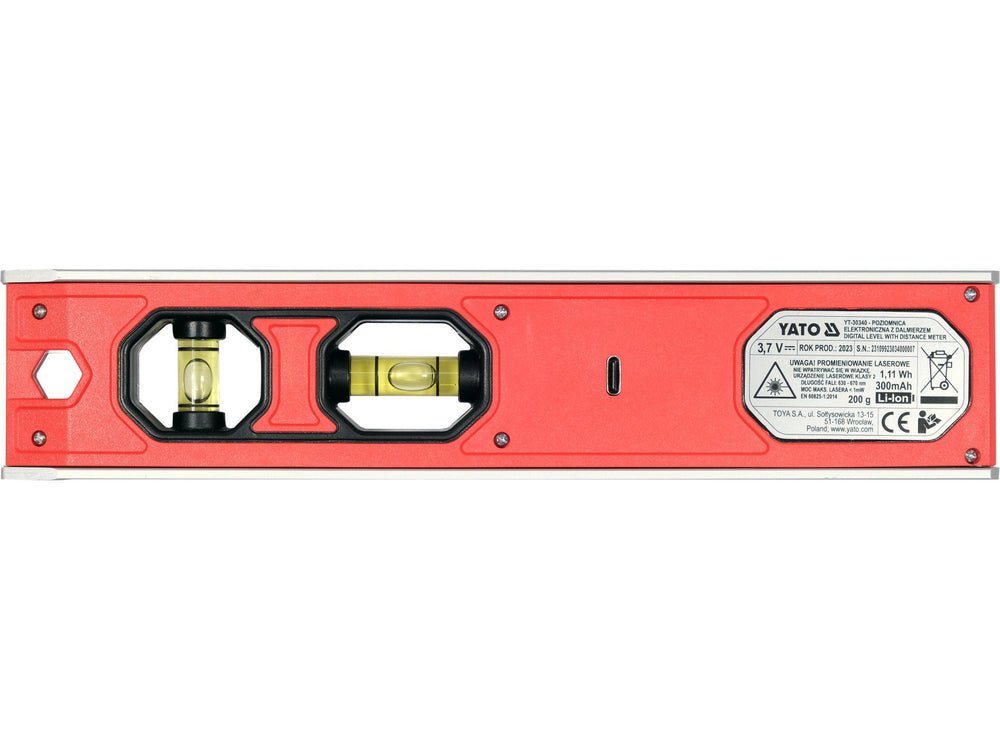 NIVELA DIGITALA CU TELEMETRU Yato YT - 30340 - 230 mm, 3 mm, 20 m, 3,7 V Yato - scule electrice si unelte profesionale - BricoMart