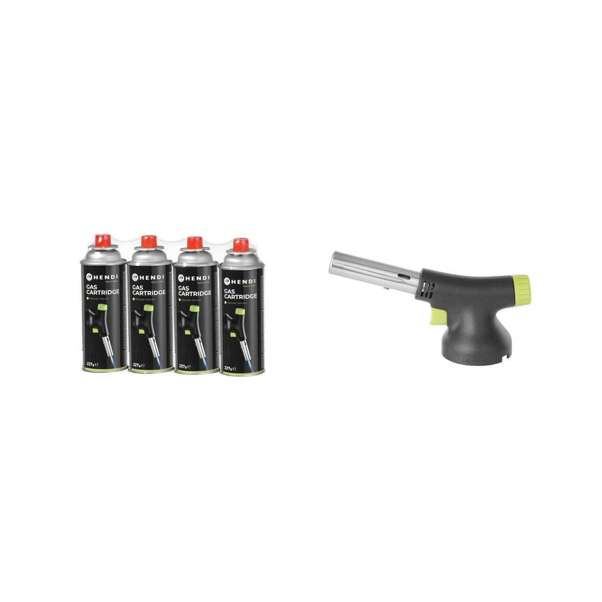 Pachet Set 4 rezerve gaz 227g + Arzător Creme-Brulee Jet