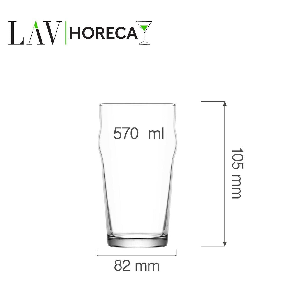 Pahar de bere Berlin 570 ml, LAV