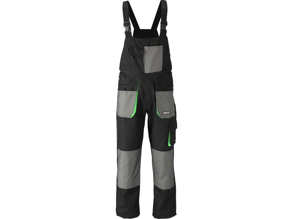 PANTALONI DE LUCRU CU PIEPTAR, PALEA, MARIMEA XL Yato YT - 80174 - Pantaloni de lucuru cu pieptar, 270 g, rezistent Yato - scule electrice si unelte profesionale - BricoMart