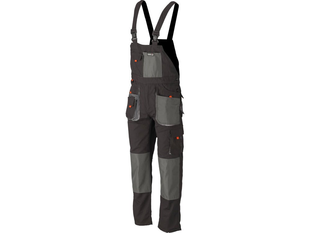 PANTALONI DE LUCRU CU PIEPTAR, PEGMA, MARIMEA M Yato YT - 80189 - Pantaloni de lucuru cu pieptar, 267 g, rezistent Yato - scule electrice si unelte profesionale - BricoMart