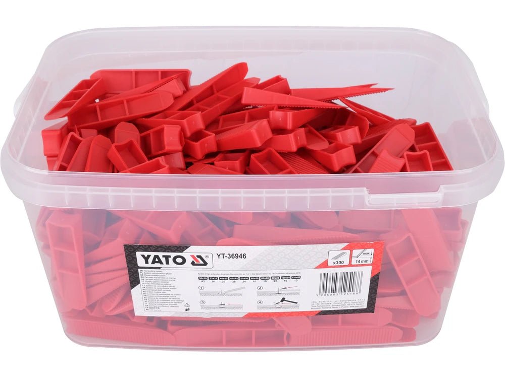 PENE PT SISTEM NIVELARE 300BUC Yato YT - 36946 Yato - scule electrice si unelte profesionale - BricoMart