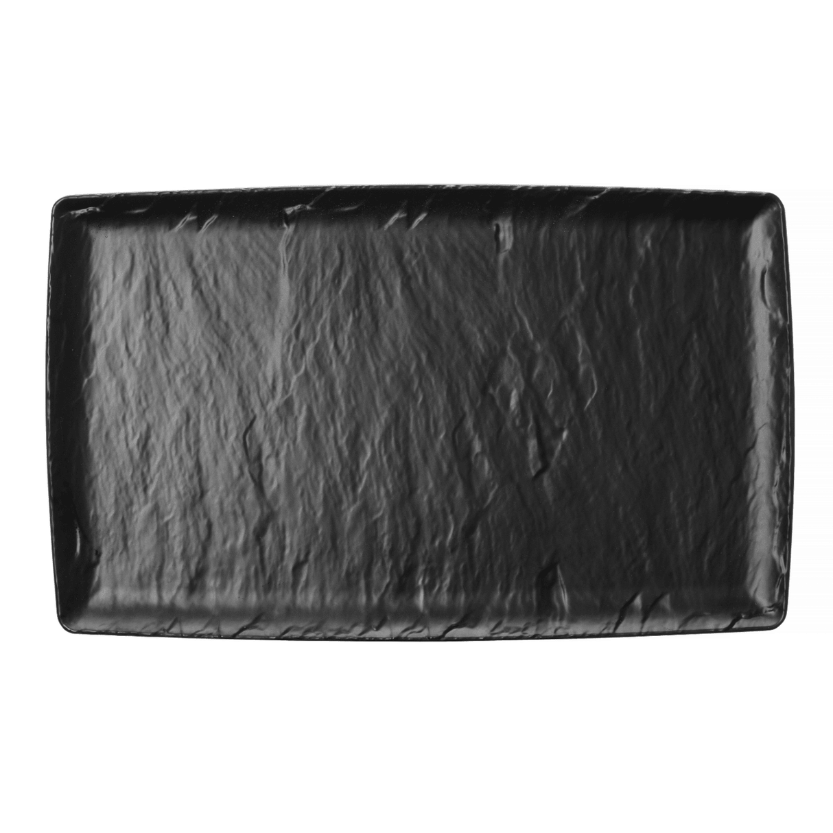 Platou din melamină Rock, negru, GN 1/3, 176x325mm Fine Dine