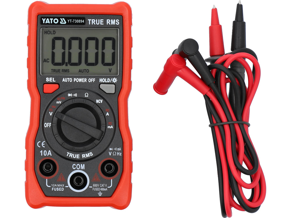 MULTIMETRU DIGITAL RMS,AFISAJ LCD 4000 Yato YT-730894