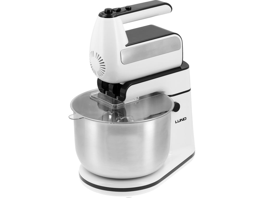 MIXER DE MÂNĂ CU BOL DIN OȚEL INOXIDABIL Lund 67791 , 500W , 3 L , Turbo , 700 W , sistem de răcire eficient