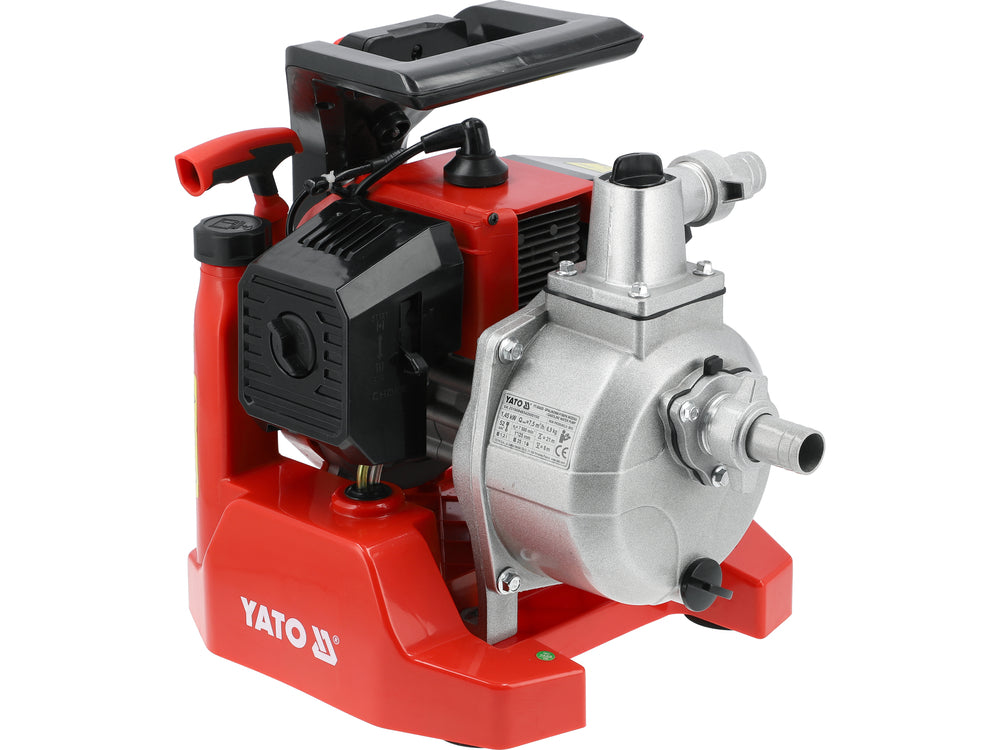 Motopompa Yato YT-85420 , 1" , 52 cm³ , 7500 l/h , motor in 2 timpi