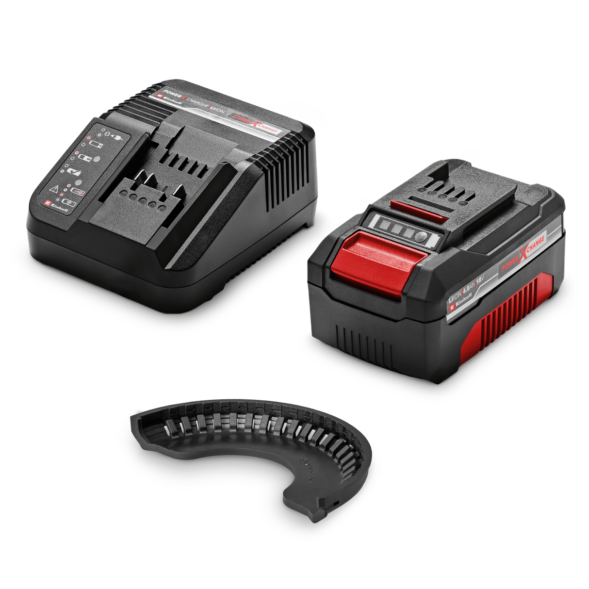 Polizor unghiular pe acumulator Einhell TC - AG 18/115 Li Kit Power X - Change , 18 V, diametru disc 115 mm, adancime de taiere 28 mm, pornire lina, fara disc de taiere, incl. acumulator 4,0 Ah si dispozitiv de incarcare Einhell - scule electrice si unelte profesionale - BricoMart