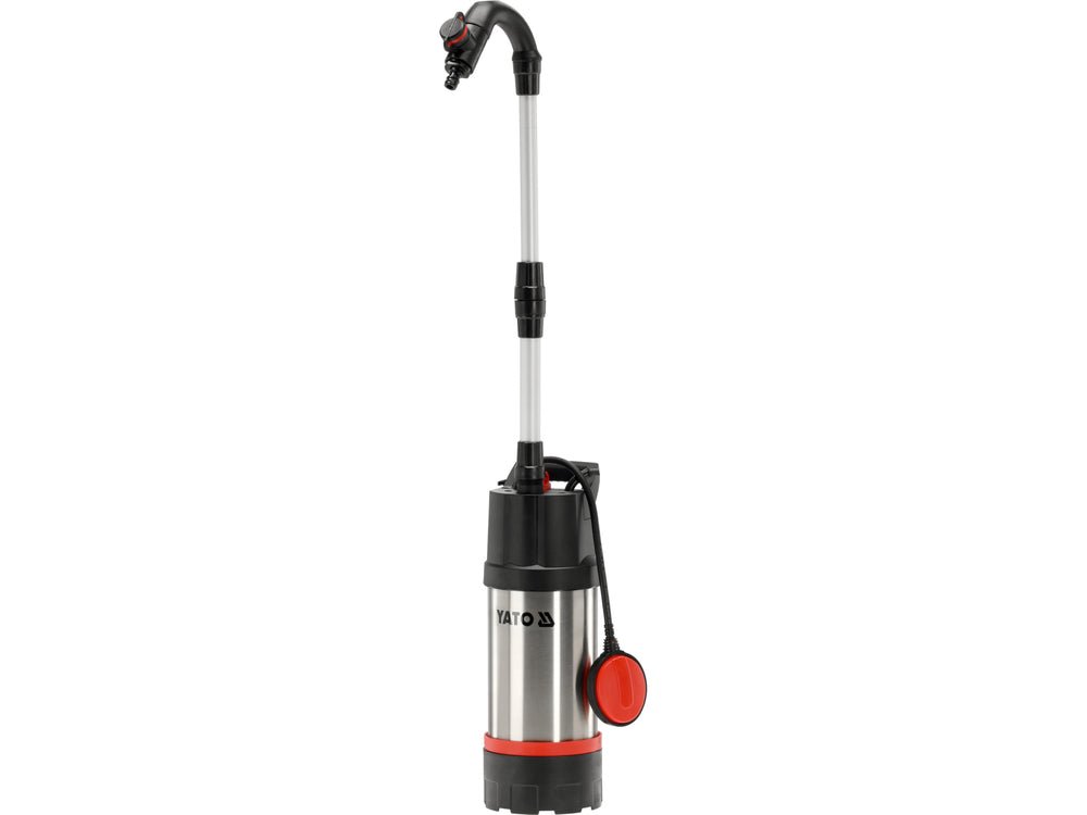 POPMA SUBMERSIBILA PENTRU APA DE PLOIE, INOX 550Z, PLUTITOR Yato YT - 85286 - 25 m, 550 W, 230 V, 5000 l Yato - scule electrice si unelte profesionale - BricoMart