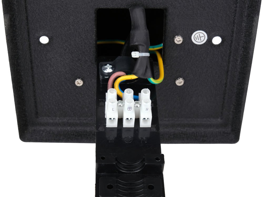 Priza de gradina stalp din otel YATO YT-81276, IP44, 2 x 230 V cu programator - imagine 8