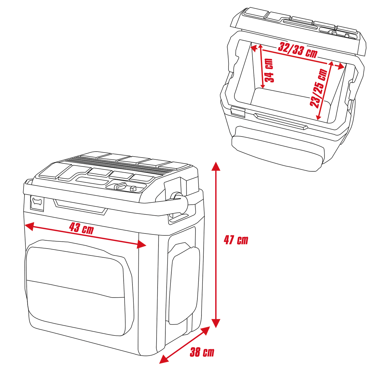 Racitor cu acumulator Einhell TE - COL 18/27 Li - Solo - indicator LED, 18 V, 12 V si 230 V, cablu auto 190 cm BricoMart - scule electrice si unelte profesionale - BricoMart