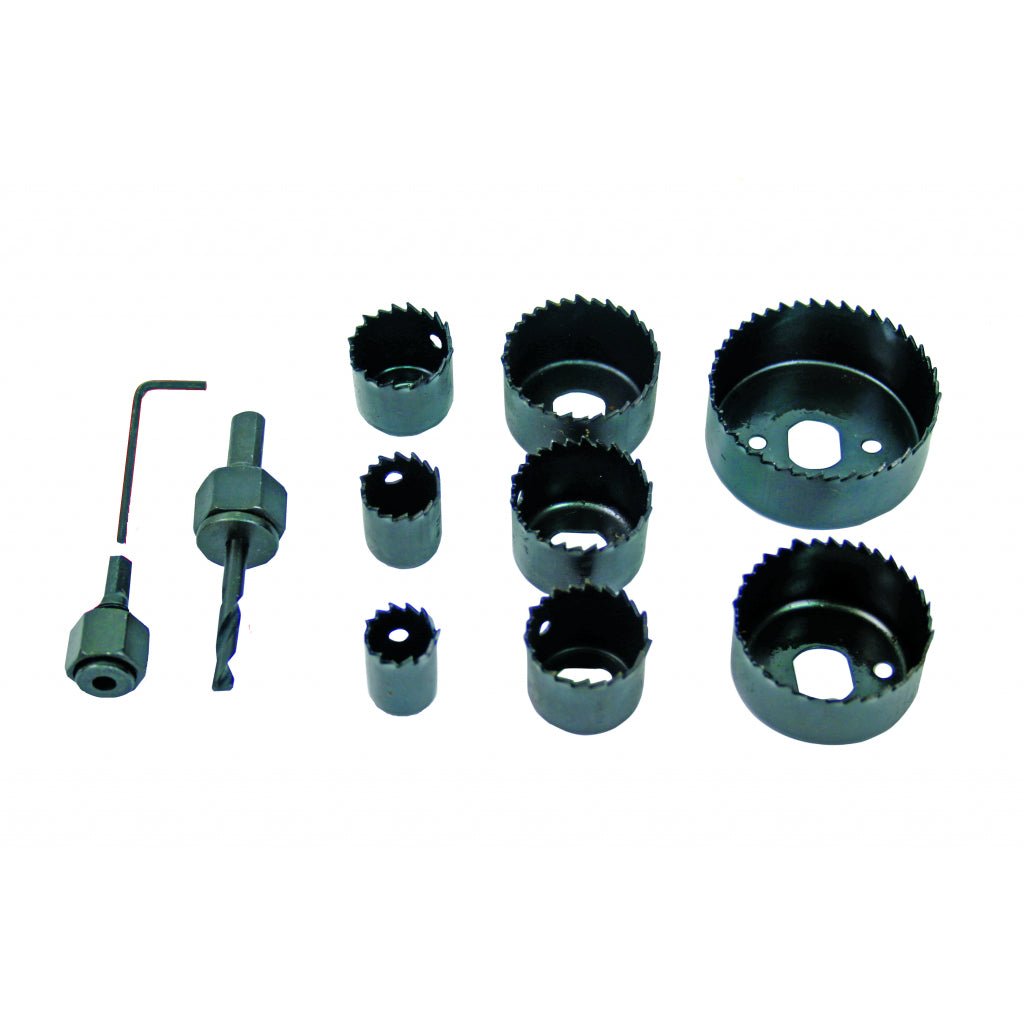 RAIDER 11Pcs/Set freza gaurire 19 - 64mm Este folosit pentru diferite tipuri de lemn, furniruri, rigips, Cutie de transport utila Raider - scule electrice si unelte profesionale - BricoMart