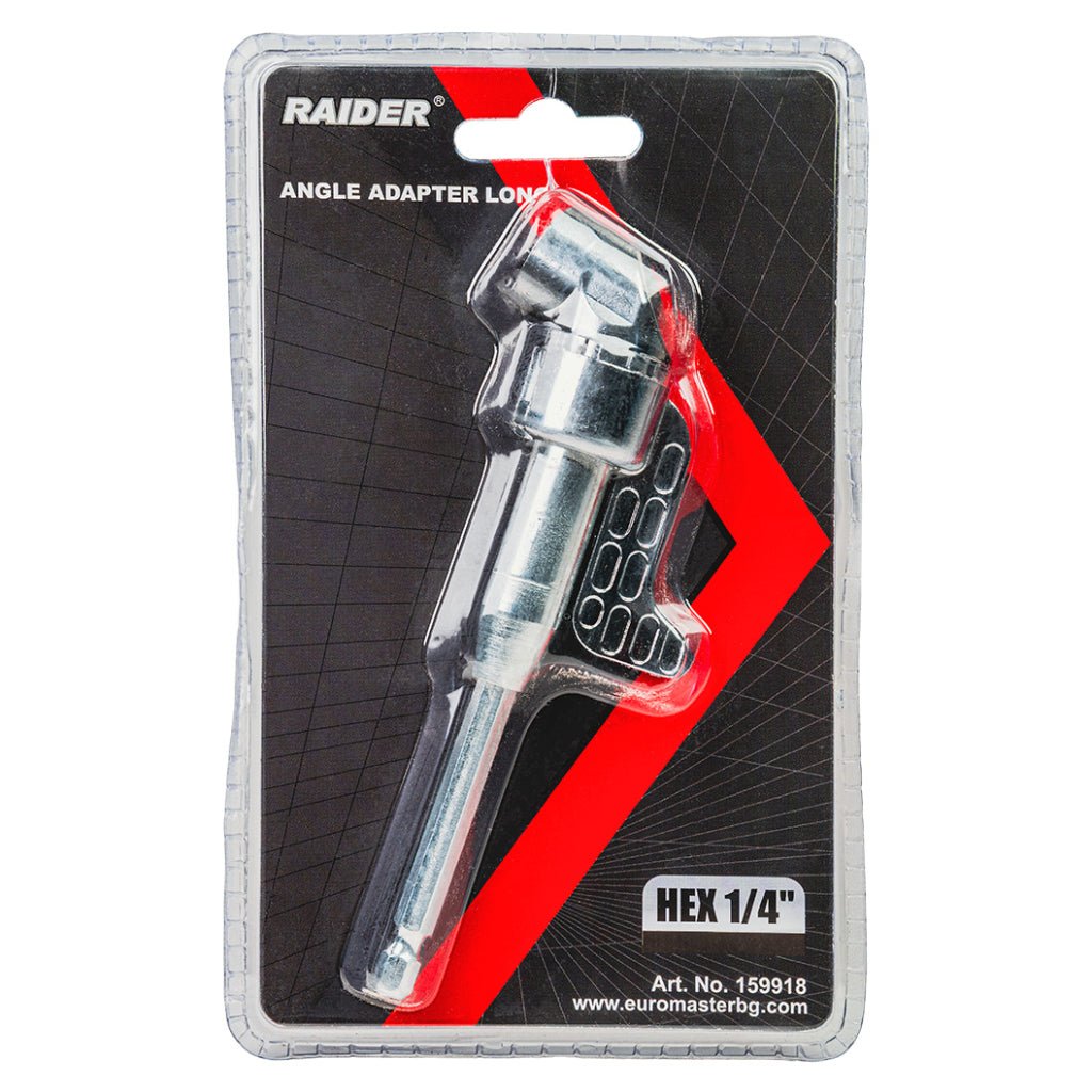 RAIDER Adaptor unghiular HEX 1/4" lung Raider - scule electrice si unelte profesionale - BricoMart