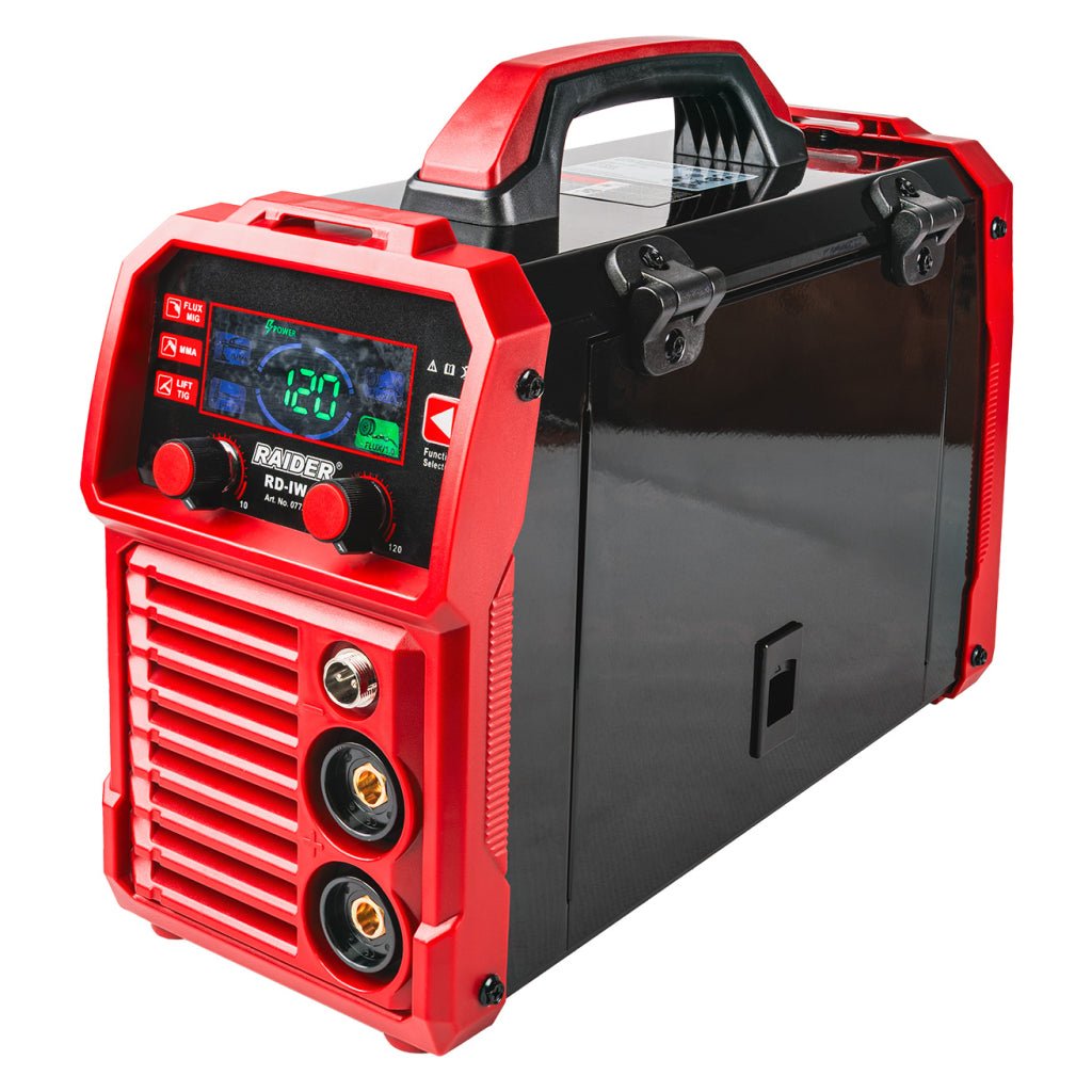 RAIDER Aparat de sudura inverter MIG/MAG fara gaz & MMA120A RD - IW40 Raider - scule electrice si unelte profesionale - BricoMart
