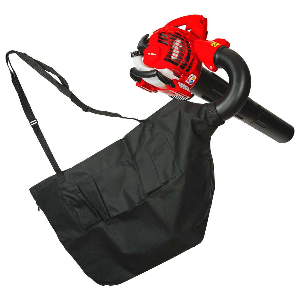 RAIDER Aspirator pe benzina cu suflanta/tocator 750W 45L RD - GBV06 Funcție 2 în 1 (suflător și colector de frunze) - Dispozitivul este proiectat pentru a funcționa atât ca suflător, cât ș Raider - scule electrice si unelte profesionale - BricoMart