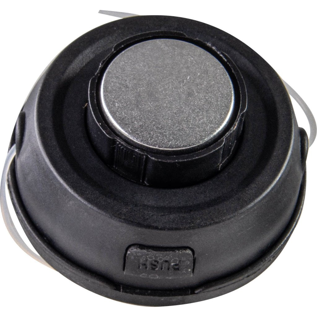 RAIDER Cap de motocoasa cu incarcare usoara M10x1.25LH negru metal Fabricat din poliamidă Diametrul cablului: 2,4 mm Rezistență la uzură și sarcini termice mari Lăstarii mai groși și buru Raider - scule electrice si unelte profesionale - BricoMart