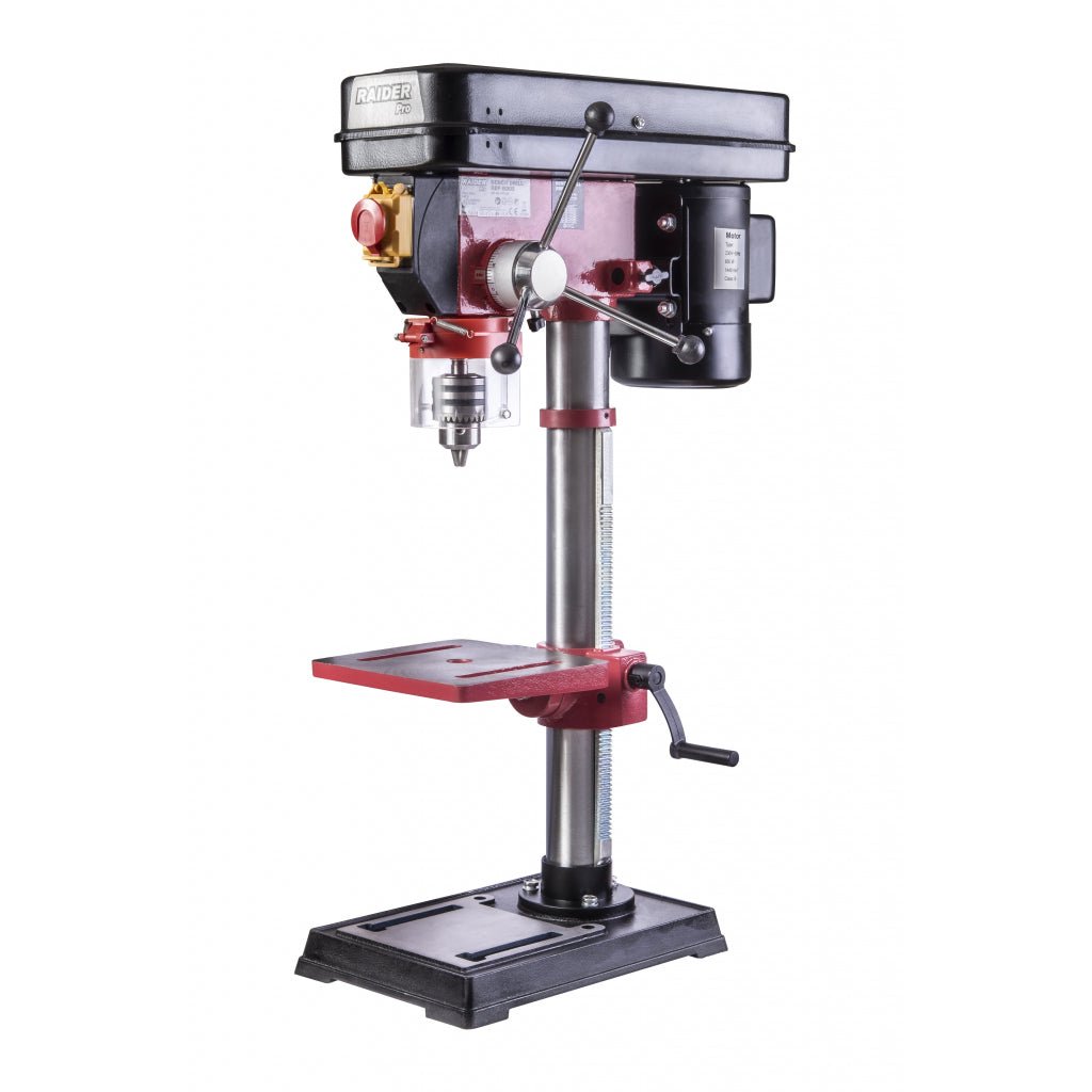 RAIDER Masina de gaurit fixa 650W 16mm H=0.83m RDP - BD05 Motor electric puternic Constructie stabila Protectie mandrina Raider - scule electrice si unelte profesionale - BricoMart