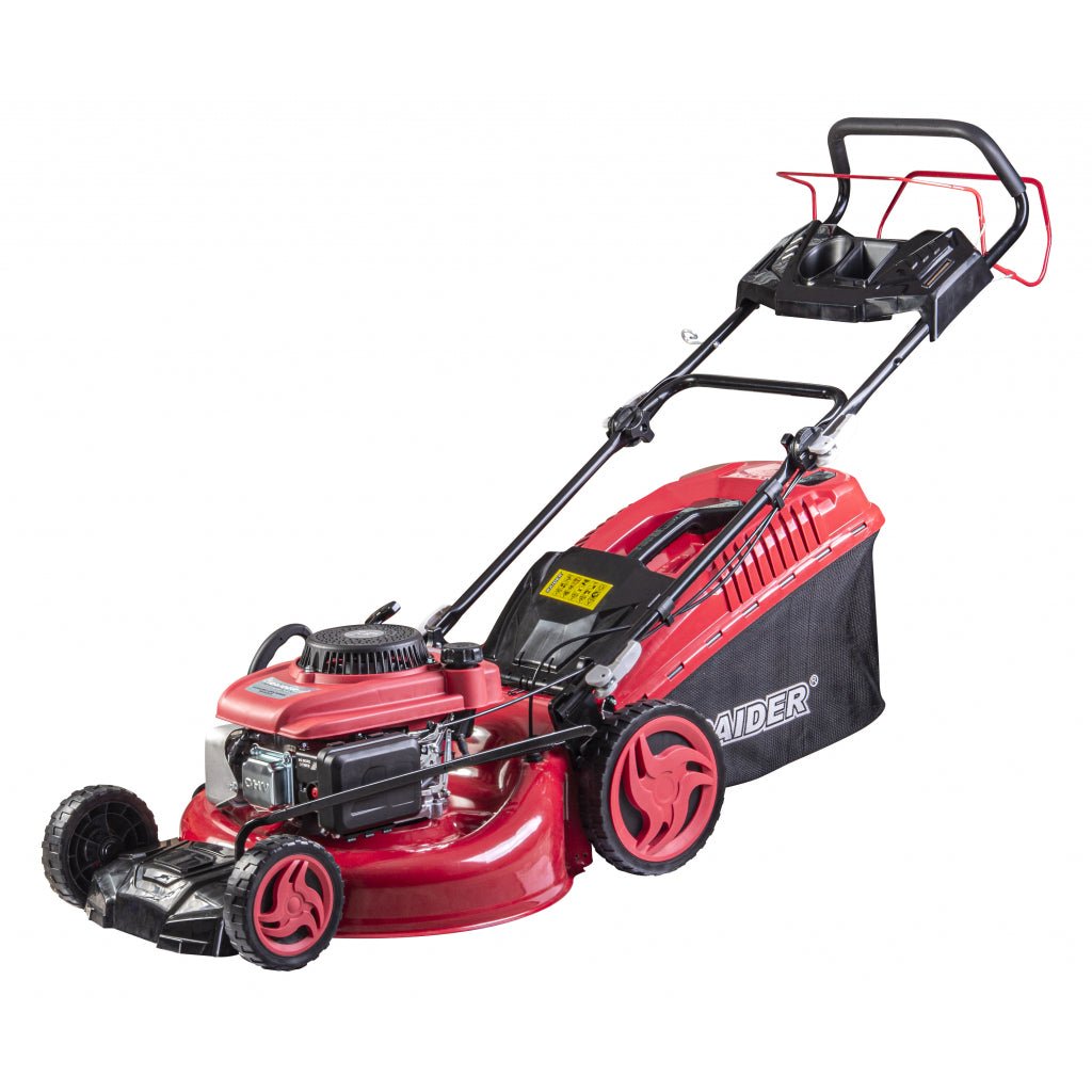 RAIDER Masina de tuns iarba autopropulsie 4.3cp 53cm 5in1 RD - GLM10 Recomandat pentru suprafete de peste 2500 m² in size Clapeta pentru evacuarea laterala Raider - scule electrice si unelte profesionale - BricoMart