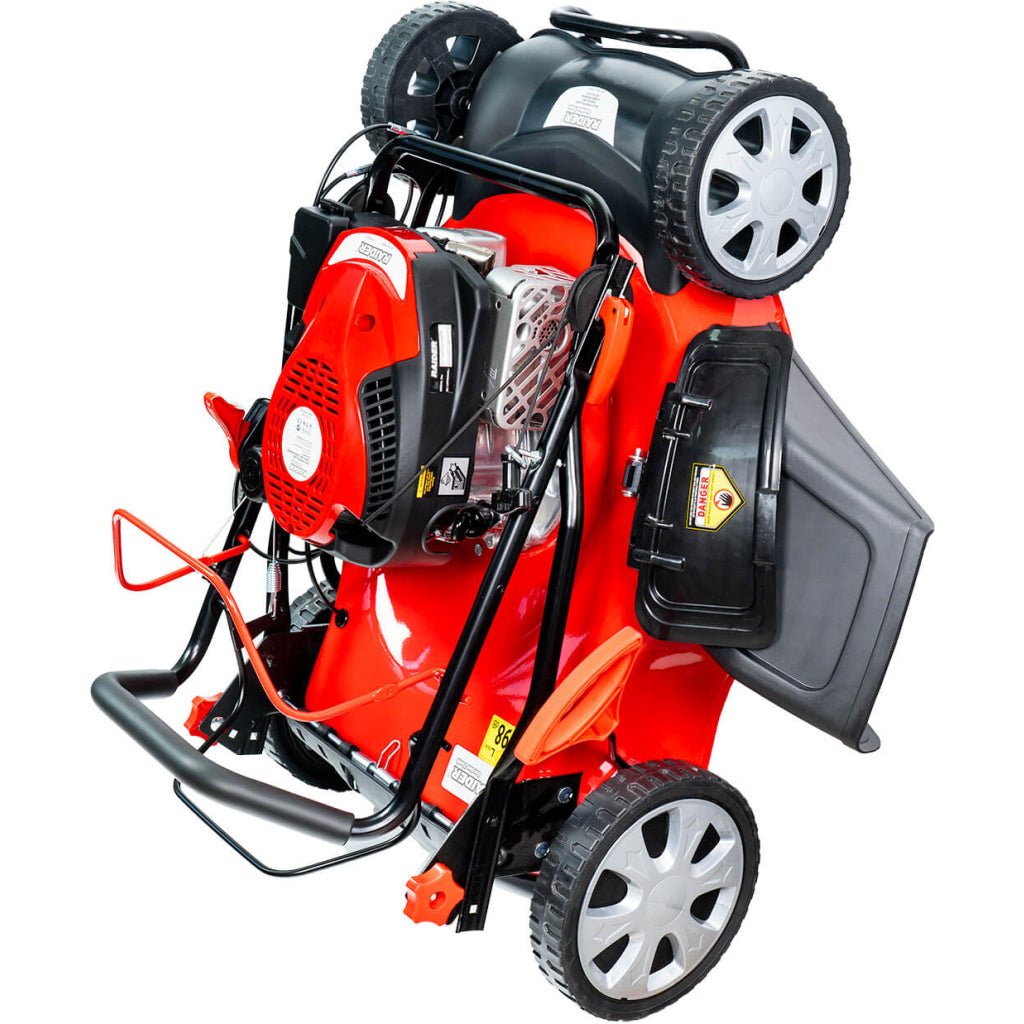 RAIDER Masina de tuns iarba autopropulsie 5cp 56cm 5in1 RD - GLM12 Recomandat pentru suprafete de peste 3000 m² in size Clapeta pentru evacuarea laterala Raider - scule electrice si unelte profesionale - BricoMart