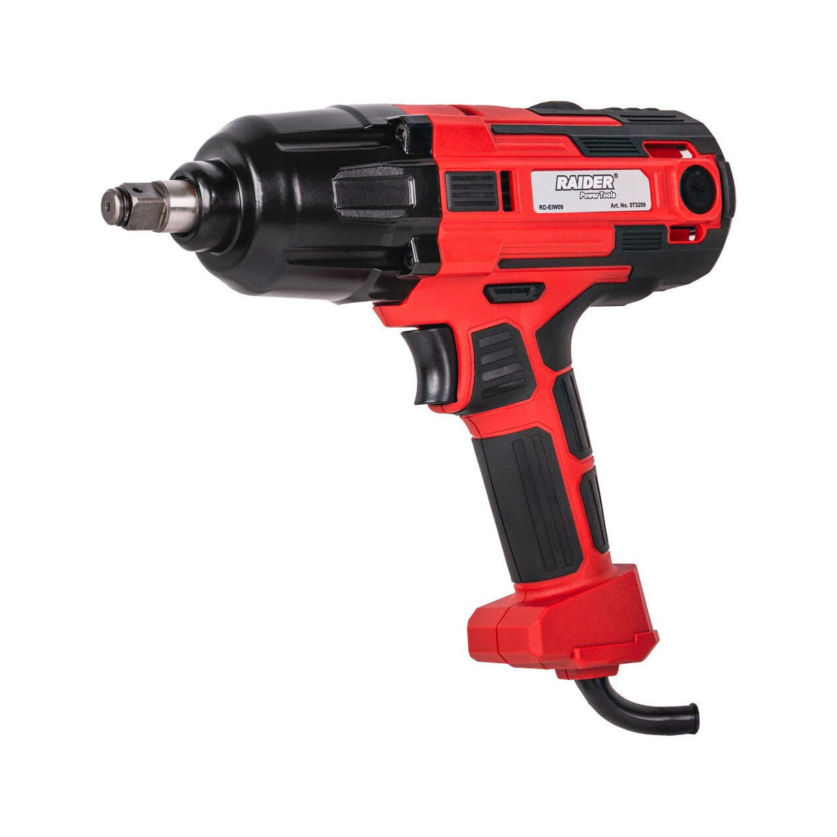 RAIDER Pistol electric de impact ½” 450W 400Nm RD - EIW09 Cuplu maxim de 400 Nm Dimensiunea manerului: 1/2" - dimensiune standard compatibila cu o gama larga de accesorii Setul in Raider - scule electrice si unelte profesionale - BricoMart