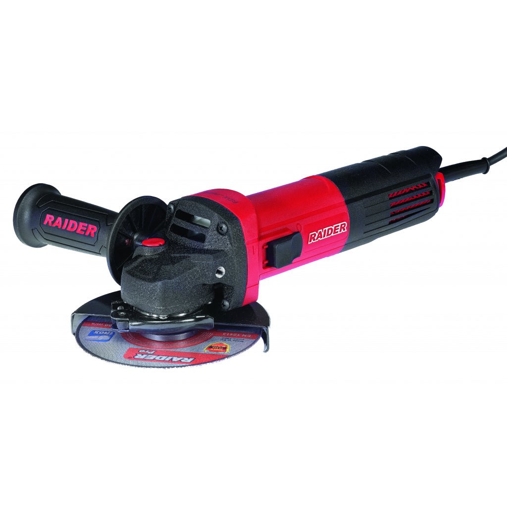RAIDER Polizor unghiular 125mm 850W RDI - AG56 Blocarea discului Maner auxiliar Filtru Raider - scule electrice si unelte profesionale - BricoMart