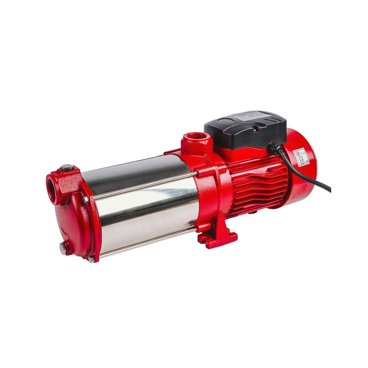 RAIDER Pompa multietajata orizontala 6T1350W 1"90L/min70m RD - MSWP87 Această pompă este echipată cu șase turbine, care asigură o eficiență ridicată de pompare. Turbinele măresc presiunea ap Raider - scule electrice si unelte profesionale - BricoMart
