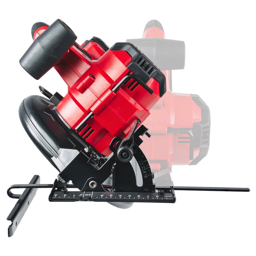 RAIDER R20 Fierastrau circular de mana Ø165x20mm Solo RDP - YCS20 Abilitatea de a tăia la un unghi de până la 45 de grade Potrivit pentru tăierea plăcilor, panourilor și a altor material Raider - scule electrice si unelte profesionale - BricoMart