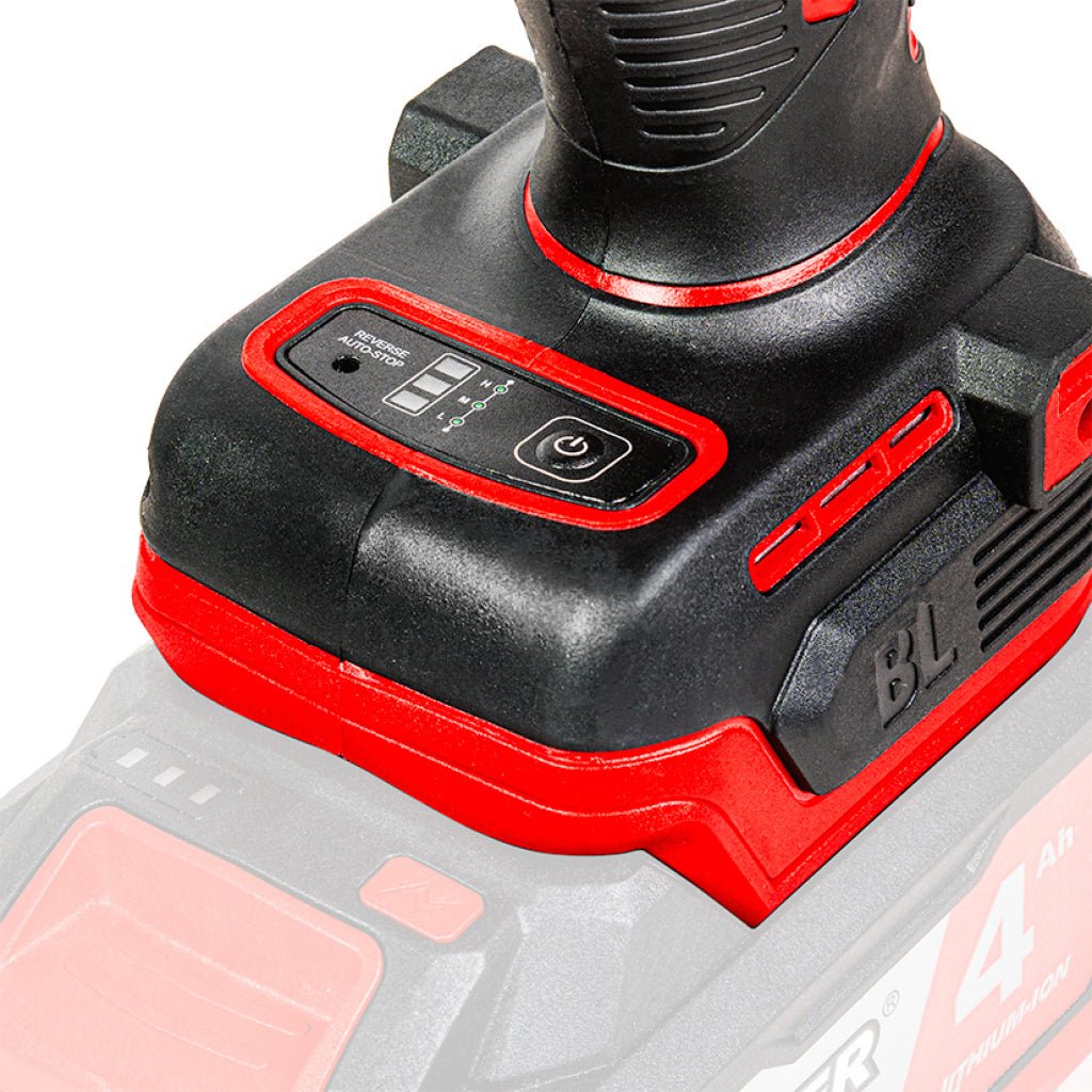 RAIDER R20 Masina insurubat cu impact SOLO 550Nm 1/2 RDP - 55BBIW20 Cheie de impact fără fir, cuplu până la 900 Nm Motor fără perii (brushless) – durabilitate sporită și eficiență mai mare Raider - scule electrice si unelte profesionale - BricoMart