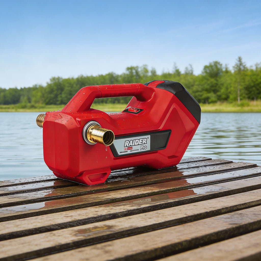 RAIDER R20 Pompa apa - motorina - ulei 48L/min 22m 34mm Solo RDP - JWP20 RDP - JWP20” Solo este compatibil cu o varietate de fluide, inclusiv apă, motorină și ulei, ceea ce îl face extrem de vers Raider - scule electrice si unelte profesionale - BricoMart