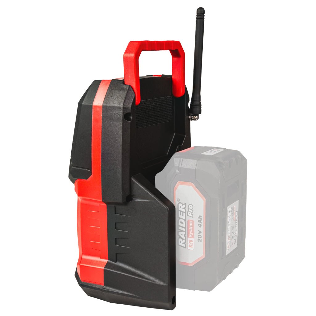 RAIDER R20 Radio Bluetooth 20W USB RDP - PRS20 Solo RDP - PRS20 – Radioul portabil perfect pentru orice mediu Recepție radio pe multiple frecvențe – Ascultă posturile prefera Raider - scule electrice si unelte profesionale - BricoMart