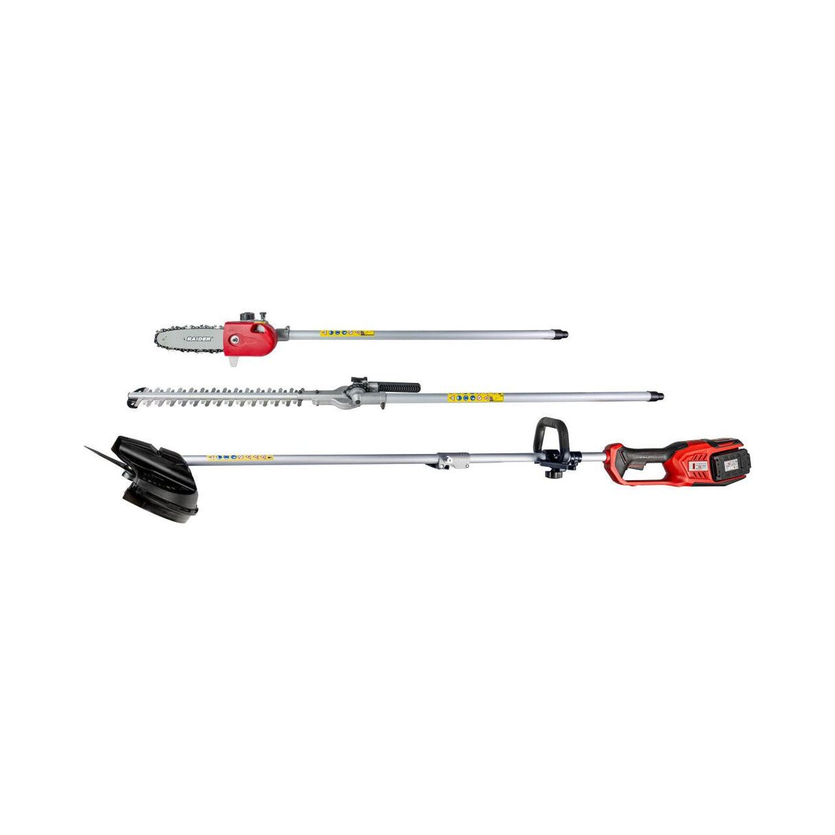 RAIDER R20 Trimmer electric brushless 40V 4in1 RDP - BCPSHT20 Trimmerul cu motor fără perii "R20" . Are un design special care asigură o operare ușoară și confortabilă. Mașina este e Raider - scule electrice si unelte profesionale - BricoMart