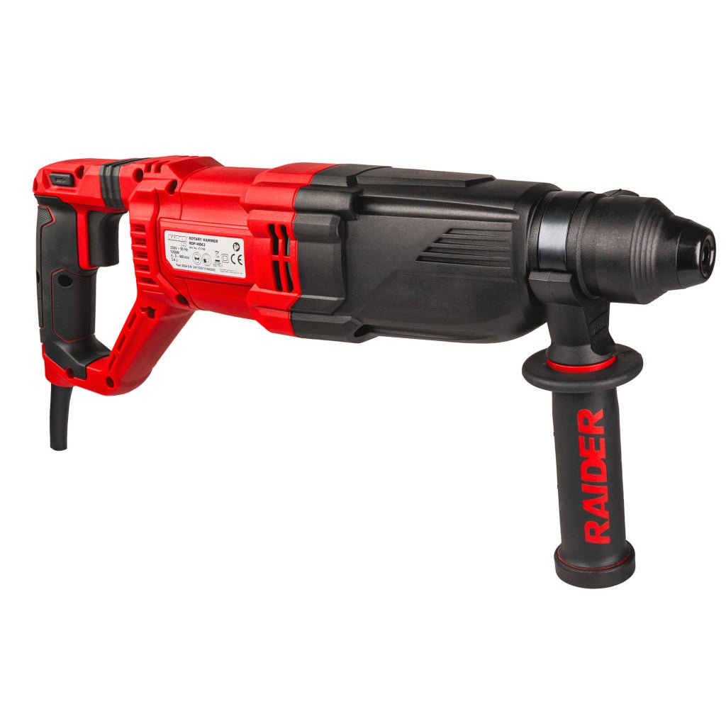 RAIDER Rotopercutor 1050W 3.4kg 30mm 3,4J 4 functii RDP - HD63 Raider - scule electrice si unelte profesionale - BricoMart