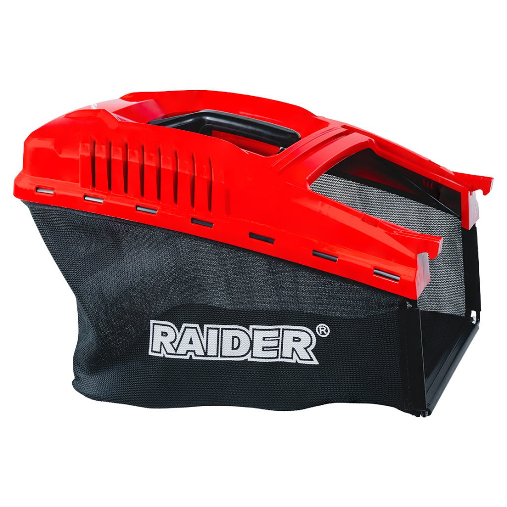 RAIDER Sac pentru masina de tuns iarba 53cm 70L RD - GLM10 Coșul este ușor și simplu de instalat și de îndepărtat de pe cositoare, ceea ce asigură o întreținere rapidă și convenab Raider - scule electrice si unelte profesionale - BricoMart