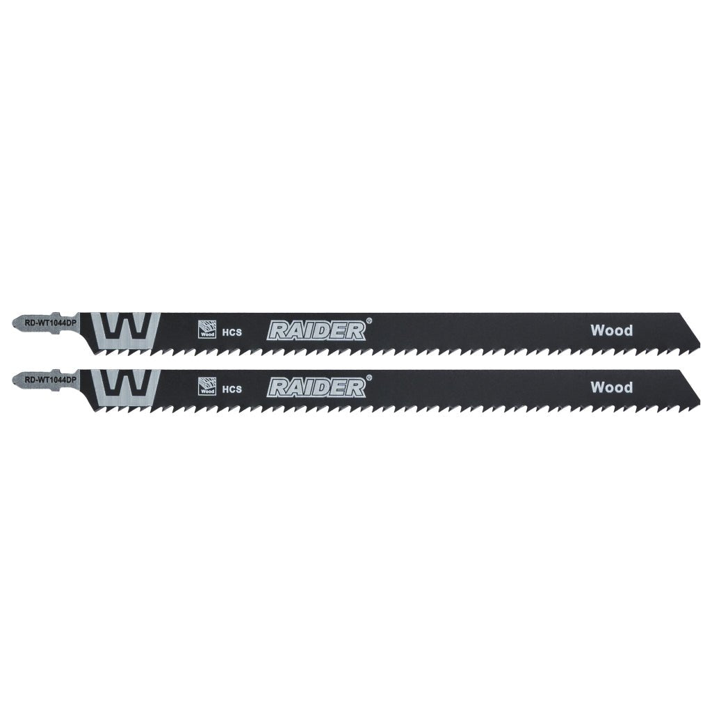 RAIDER Set 2 lame fierastrau pend. lemn 250mm 6TPI RD-WT1044DP Lungime lamă: 250 mm - ideală pentru tăieturi adânci în lemn solid și dens, oferind o mare productivitate și eficiență î Raider - scule electrice si unelte profesionale - BricoMart