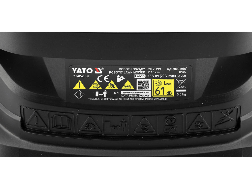 Robot pentru tuns iarba YATO YT-852090 - imagine 10