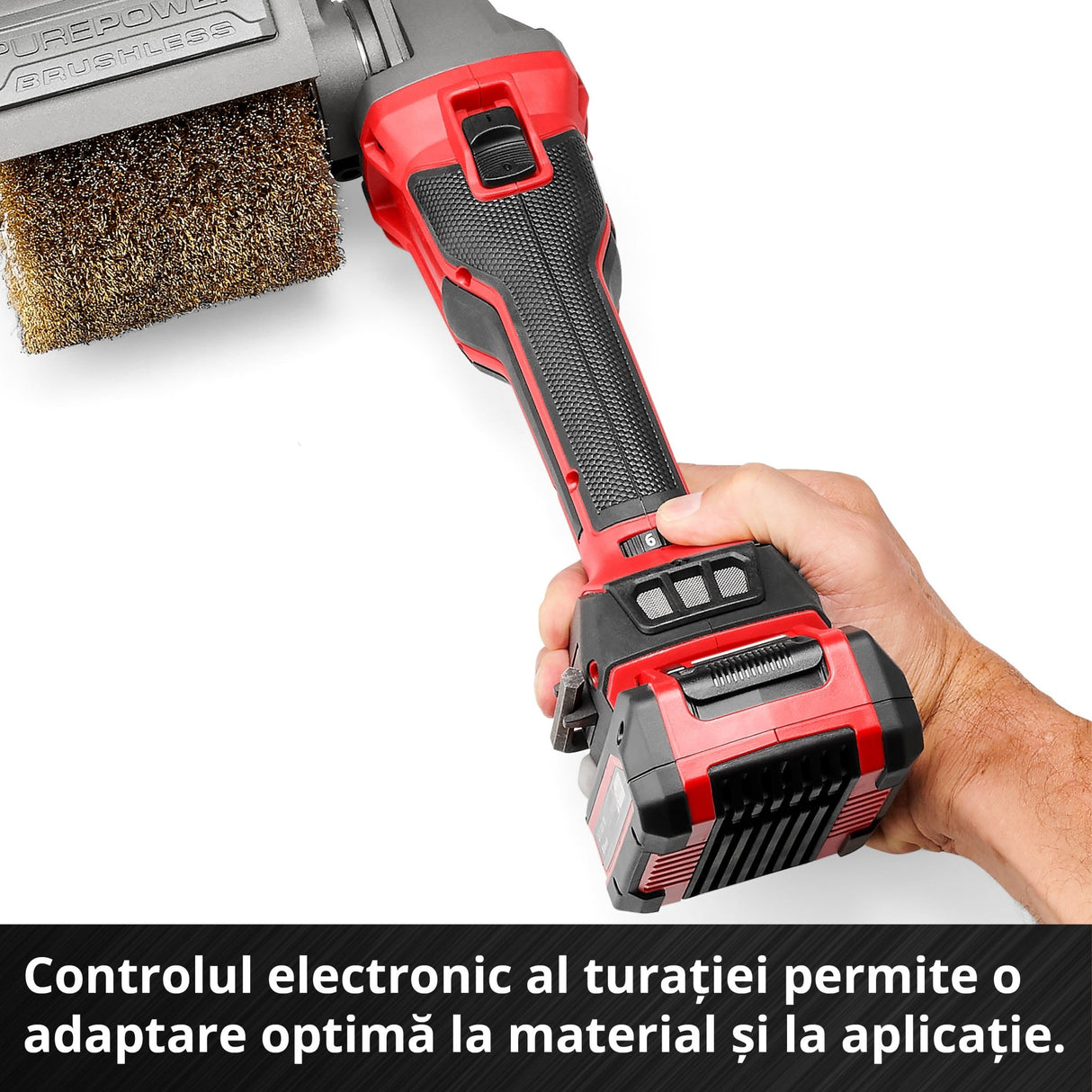 Rola de slefuit fara cablu Einhell TP - BR 18/32 Li BL - Solo - 1300 W BricoMart - scule electrice si unelte profesionale - BricoMart