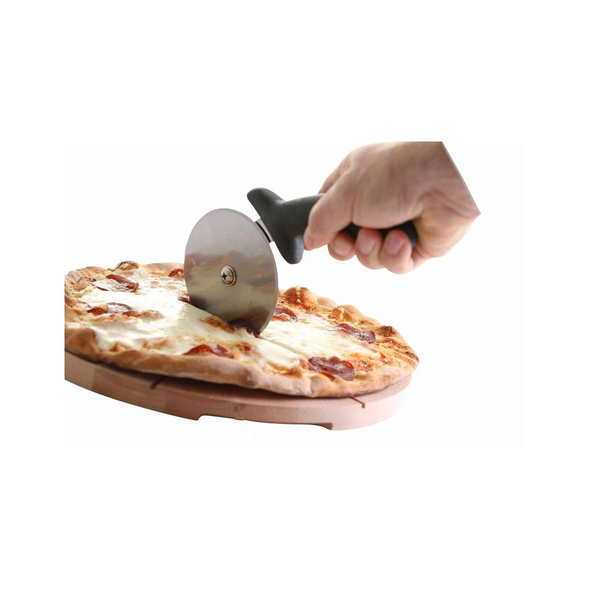 Rola taiat aluat/pizza, inox, diametru 10 cm x lungime 23 cm, Hendi