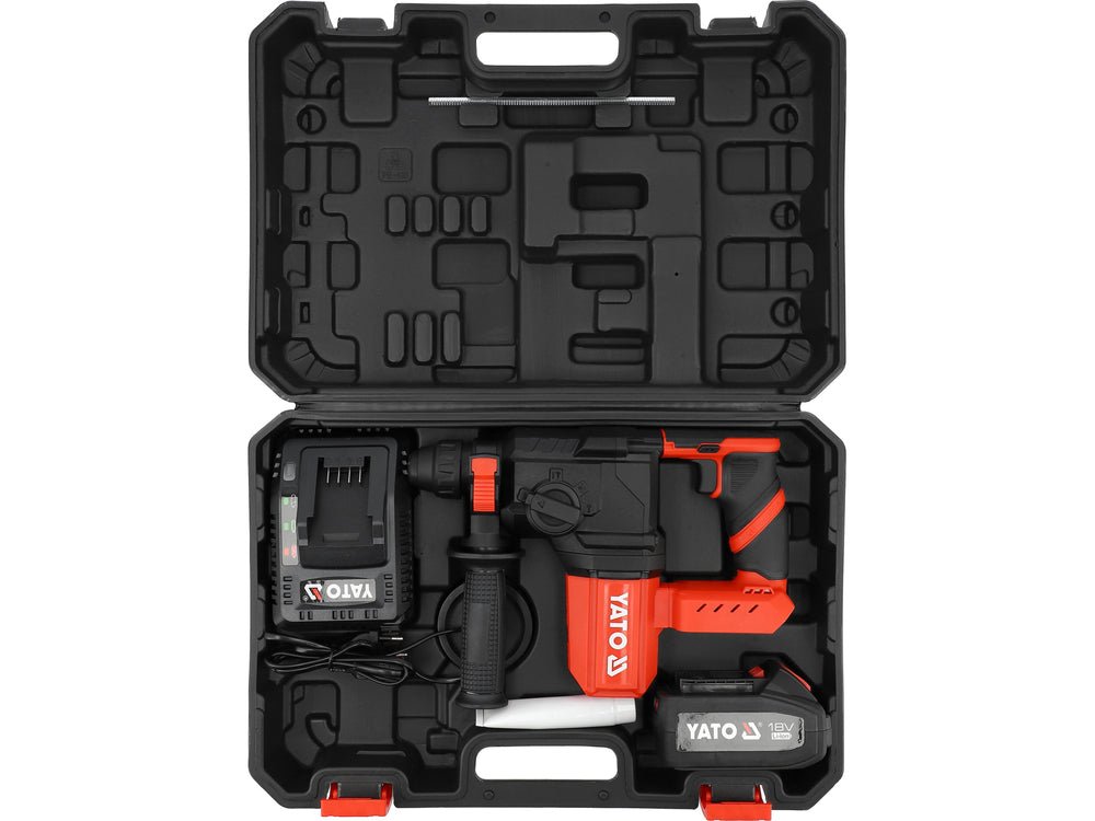 ROTOPERCUTOR 18V SDS+, 1X4AH Yato YT - 827721 Yato - scule electrice si unelte profesionale - BricoMart
