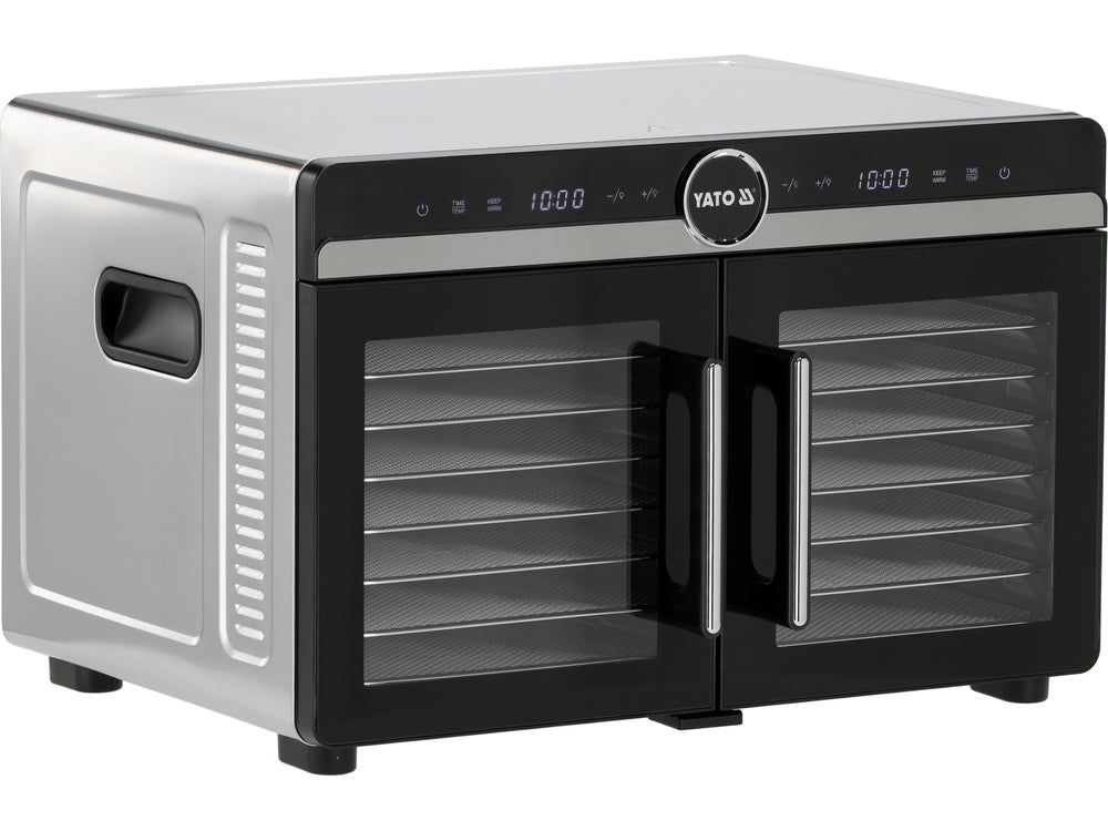 Susa de alimente 16 tavi din otel inoxidabil YATO YG-16000, 1400 W - imagine 2
